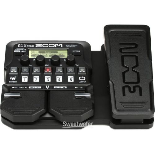  Zoom G1X FOUR Multi-effects Processor with Expression Pedal