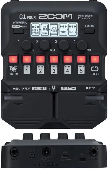  Zoom G1 Four Multi-effects Processor