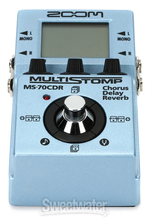  Zoom MS-70CDR MultiStomp Chorus / Delay / Reverb Pedal