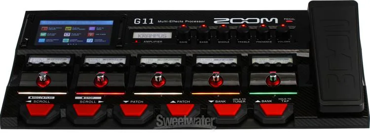  Zoom G11 Multi-Effects Processor with Expression Pedal