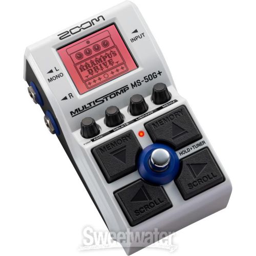  Zoom MS-50G+ MultiStomp Multi-effects Pedal