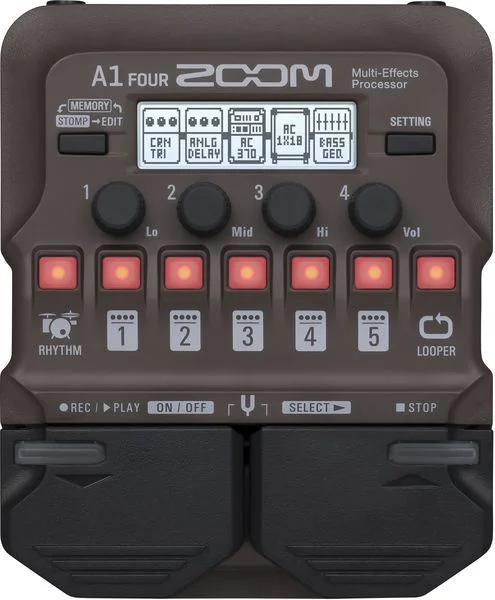  Zoom A1 Four Acoustic Instrument Multi-Effect Processor