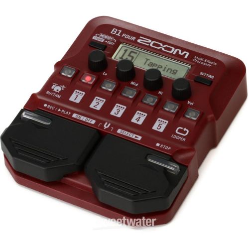  Zoom B1 FOUR Bass Multi-effects Processor