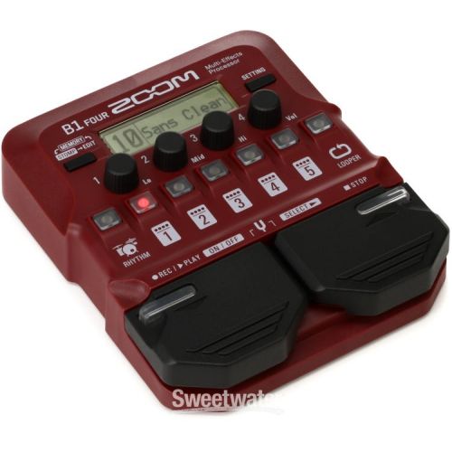  Zoom B1 FOUR Bass Multi-effects Processor