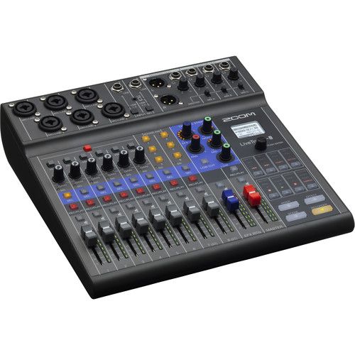  Zoom LiveTrak L-8 Portable 8-Channel Digital Mixer and Multitrack Recorder