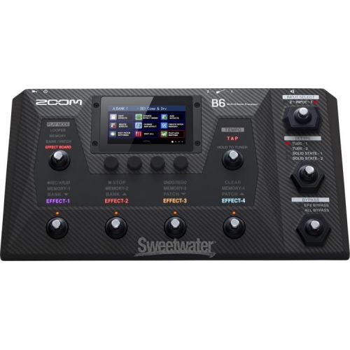  Zoom B6 Bass Multi-effects Processor