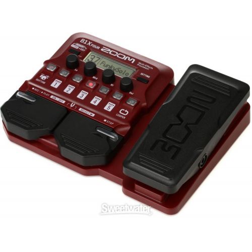  Zoom B1X FOUR Bass Multi-effects Processor with Expression Pedal