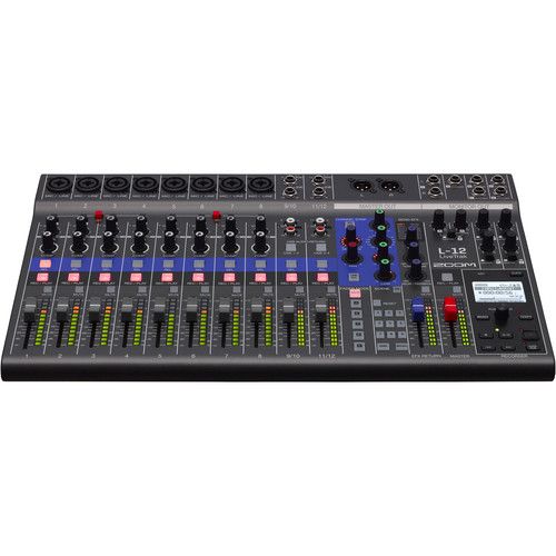  Zoom LiveTrak L-12 - 12-Channel Digital Mixer & Multitrack Recorder