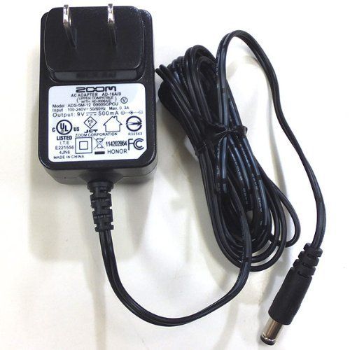  Zoom AD-16A/D AC Adapter for Zoom Guitar Pedals G1on, G1Xon, G2Nu, G2.1Nu, G3, G3X, G5, G1N, G1XN