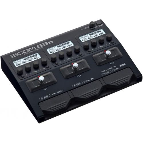  Zoom G3n G-Series Multi-Effects Processor for Guitar, 70 (68 Effects, 1 Looper Pedal, and 1 Rhythm Pedal) Onboard Digital Effects, 75 Custom-designed Factory Patches