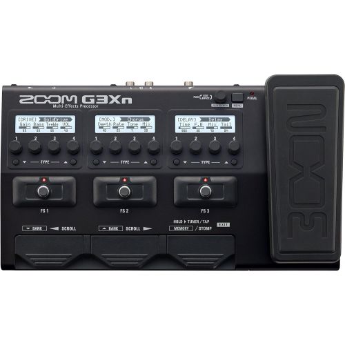  Zoom G3Xn Guitar Multi-Effects Processor with Expression Pedal, With 70+ Built-in Effects, Amp Modeling, Stereo Effects, Looper, Rhythm Section, Tuner