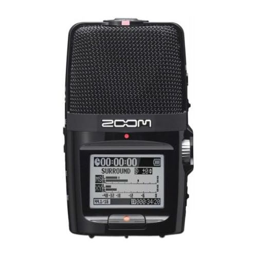  [아마존베스트]Zoom H2n Stereo/Surround-Sound Portable Recorder, 5 Built-In Microphones, X/Y, Mid-Side, Surround Sound, Ambisonics Mode, Records to SD Card, For Recording Music, Audio for Video,