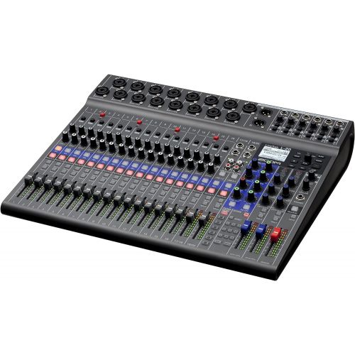  [아마존베스트]Zoom LiveTrak L-20 Digital Mixer & Multitrack Recorder, 20-Input/ 22-Channel SD Card Recorder, 22-in/4-out USB Audio Interface, 6 Customizable Outputs, Wireless iOS Control