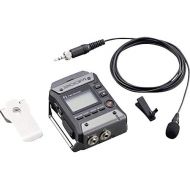 [아마존베스트]Zoom F1-LP Field Recorder with Lavalier Microphone (Small & Lightweight with Clips for Clothing and Belts) - Black