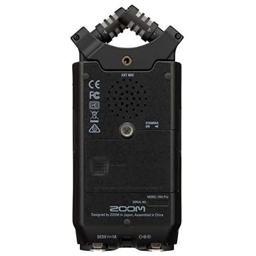  [아마존베스트]ZOOM H4n PRO Black Mobile Phone Recorder + RC4 Remote Control + Keepdrum Headphones