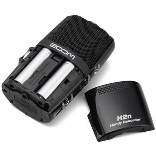  Zoom H2N Handy Recorder with Five Mic Capsules - Bundle With 16GB SDHC Card, 4 AA Batteries, Microfiber Cloth