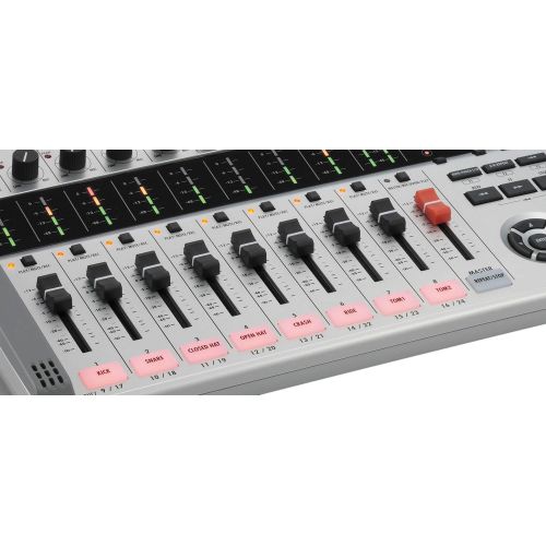  Zoom R24 Multitrack Recorder, Interface, Controller, and Sampler Bundle with 4 Instrument Cables, 4 XLR Cables, Headphones, and Austin Bazaar Polishing Cloth