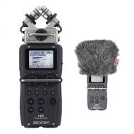 Zoom H5 Recorder with Interchangeable Mic System With Rycote Mini Windjammer for H5