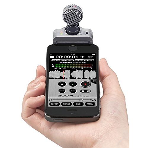  Zoom ZOOM iQ7 MS Stereo Microphone for iPhoneiPadiPod touch