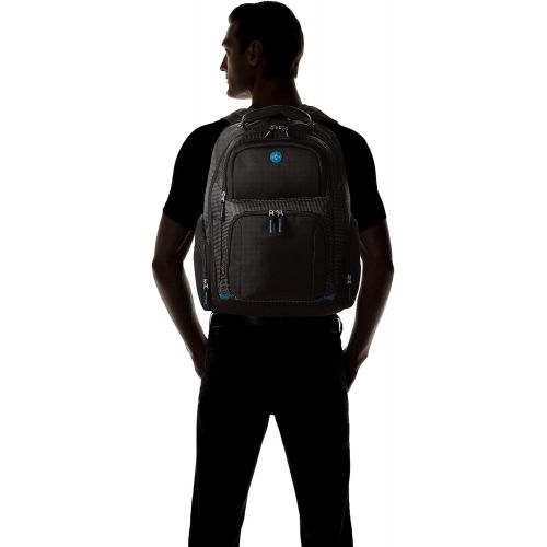  Zoom Checkpoint-Friendly 15 Laptop Computer Backpack Bag Black