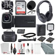 Zoom / Photo Savings Zoom Q8 Handy Video Recorder with Samson Studio Headphones and Deluxe Accessory Bundle with Cleaning Kit
