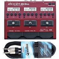 [아마존베스트]Zoom Audio Zoom B3N Bass Multi Effects Pedal and Keepdrum Instrument Cable 3m