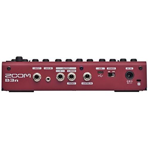  [아마존베스트]Zoom Audio Zoom B3N Bass Multi Effects Pedal and Keepdrum Instrument Cable 3m