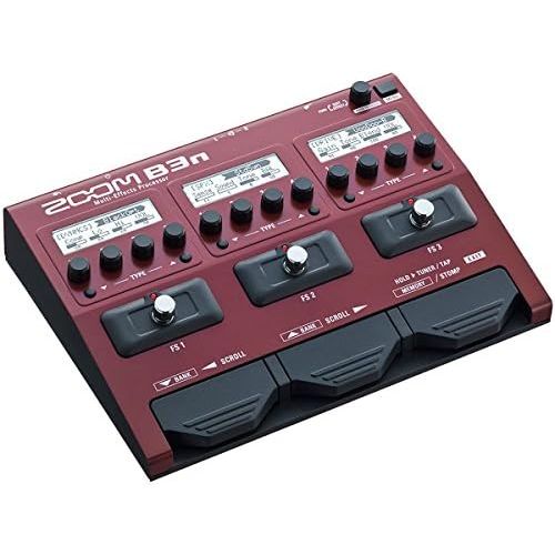  [아마존베스트]Zoom Audio Zoom B3N Bass Multi Effects Pedal and Keepdrum Instrument Cable 3m