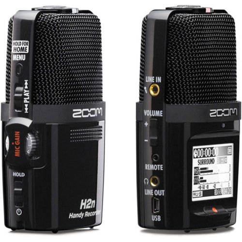  [아마존베스트]Zoom Audio Zoom H2n Handheld Audio Recorder + Keepdrum Soft Case Bag