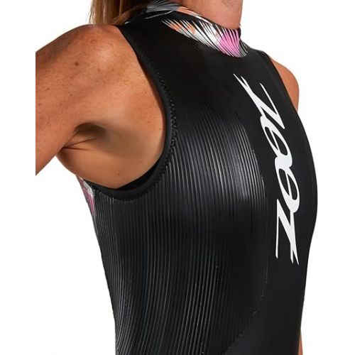  Zoot Women's Triathlon Kona 2.0 Wetsuit, Sleeveless Neoprene Triathlete Suit for Open Water Swimming Ironman Racing