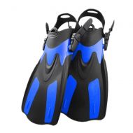 Zorayouth-outdoor Diving Snorkeling Swimming Fins Snorkeling and Swimming Travel Fins Flipper for Swimming,Snorkeling (Color : Blue, Size : ML/XL (42-47))