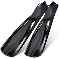 Zorayouth-outdoor Diving fins Snorkeling Swim Fin Full Foot Diving Fins for Swimming,Snorkeling,Aquatic Activity,Swiming Lesson (Color : Black, Size : M)