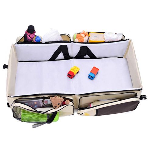  Zoylink Aniwon Diaper Bag Multifunctional Bassinet Foldable Nappy Bag Baby Diaper Bag for Mom