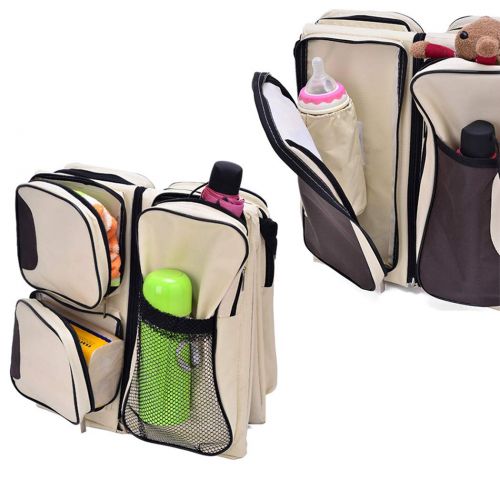  Zoylink Aniwon Diaper Bag Multifunctional Bassinet Foldable Nappy Bag Baby Diaper Bag for Mom