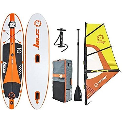  Zray Z-Ray  Aufblasbares Windsurf- und SUP-Set W2 mit Board, Segel, Pumpe, Paddel und Rucksack