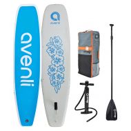Zray Z-Ray 11 Yoga SUP Inflatable Stand Up Paddle Board Package w Pump, Paddle and Travel Backpack, 6 Thick