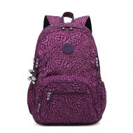 Zrevxcer Ladies Print Backpack Girl Shoulder Travel Bag Nylon Waterproof Laptop Bag 992-03 33CMX16CMX47CM 992