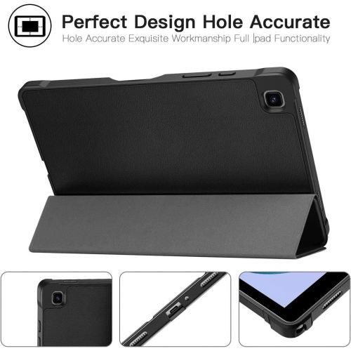  [아마존베스트]Ztotop Case for Samsung Galaxy Tab A7 10.4 Inch 2020 Release (SM-T505/SM-T500/SM-T507), Trifold Standing+Full Protective Case for 10.4 Inch Samsung Galaxy A7 2020 Tablet，Black