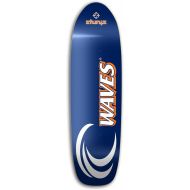 ztuntz skateboards Pepperdine University Old School Skateboard Deck, 8.50 x 32-Inch/14.5-Inch WB, Blue/Orange