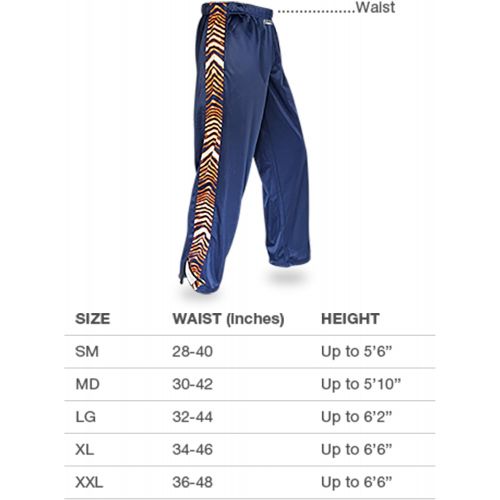  Zubaz Mens Officially Licensed Print Accent NFL Stadium Pants