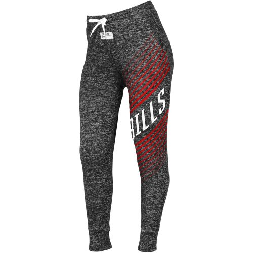  Zubaz Womens Officially Licensed NFL Joggers, Dark Heathered Gray