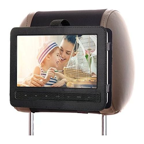  [아마존베스트]ZugGear Zuggear Car Headrest Mount Holder Strap for Swivel and Flip Style Portable DVD Player - 9 Inch to 9.5 Inch