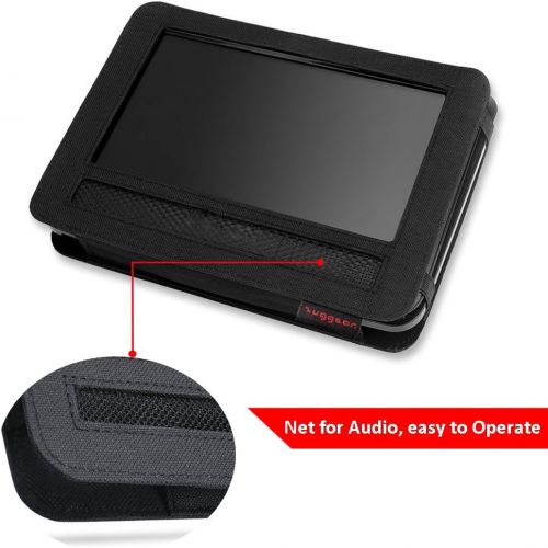  [아마존베스트]ZugGear Zuggear Car Headrest Mount Holder Strap for Swivel and Flip Style Portable DVD Player - 9 Inch to 9.5 Inch