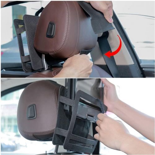 [아마존베스트]Zuggear Car Headrest Mount Holder Strap for Swivel and Flip Style Portable DVD Player - 9 Inch to 9.5 Inch Screen