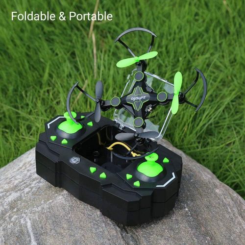  [아마존 핫딜]  [아마존핫딜]Zuhafa zuhafa Z2HC Mini Drones with Camera, Foldable Pocket Quadcopter for Kids Gift,Nano RC Drone with Altitude Hold 3D Flips and Headless Mode Easy to Fly for Beginners(Black)