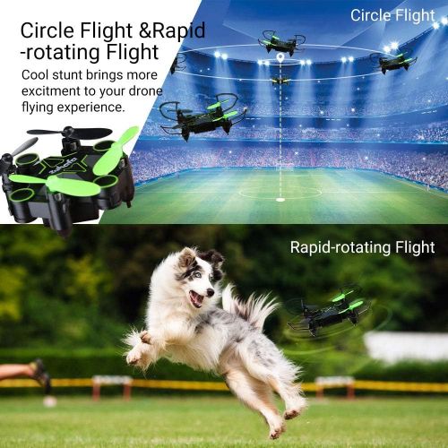  [아마존 핫딜]  [아마존핫딜]Zuhafa zuhafa Z2HC Mini Drones with Camera, Foldable Pocket Quadcopter for Kids Gift,Nano RC Drone with Altitude Hold 3D Flips and Headless Mode Easy to Fly for Beginners(Black)