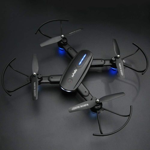  [아마존 핫딜] [아마존핫딜]Zuhafa T4 Foldable Drone with 1080P HD Camera,WiFi FPV RC Drone with Camera Live Video Drone for Beginners-Gesture Photographing,Human Following,Palm Control,Double Camera(2Pcs Bat