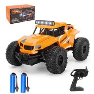 zuhafa 1:14 Scale RC Trucks K14,25kmh High Speed for Adults Boys Kids, RC Cars 2.4GHz All Terrain Off Road Monster Hobby Toys Gift with Headlights 2 Batteries