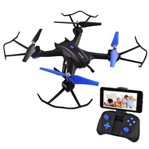  Zuhafa Drone with Camera,zuhafa S6 WiFi FPV Drones with 720P HD Camera Live Video RC Quadcopter for Kids & Beginners - Altitude Hold, Gravity Sensor Function, Smart Voice Control, Compati