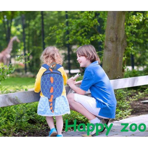  ZuiKyuan Toddler Kids Dinosaur Backpack With Anti-lost Safety Leash for Boys Girls